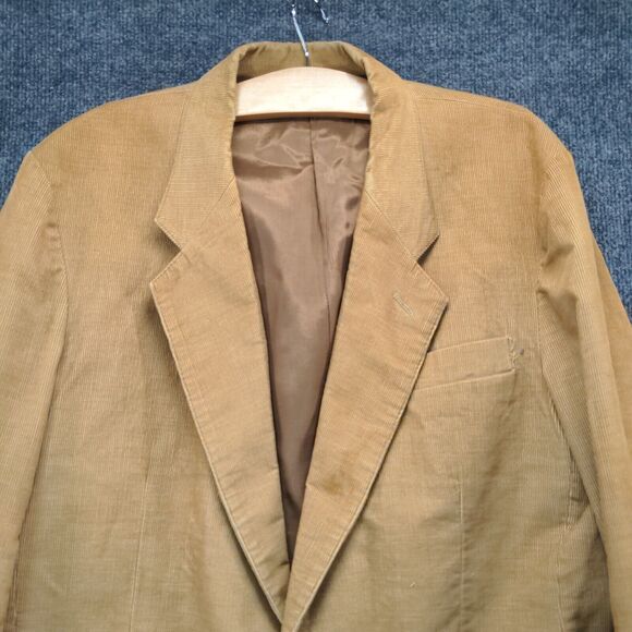 Levi's Sportwear Men's Blazer Jacket Brown 44R Long Sleeve Two-Button Vintage - Picture 3 of 13